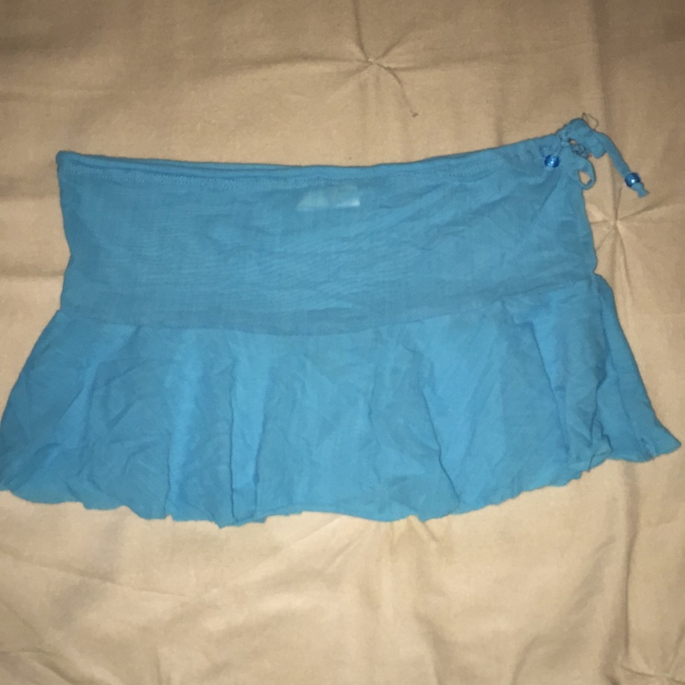Bathing suit bottom mini skirt